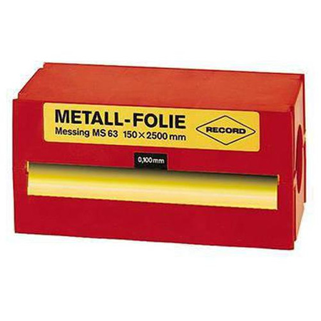 Folia metalowa, ze stali nierdzew.150x2500x0,075mm RECORD