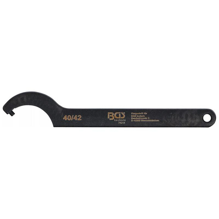 Klucz hakowy z trzpieniem 40-42 mm, BGS 74214