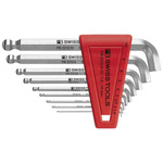Zestaw 9 kluczy imbusowych z kulką 1,5-10 mm w uchwycie, PB Swiss Tools Tools