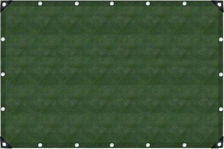 Plandeka z tkaniny materiałowa 6x8m oliwkowa odporna na UV