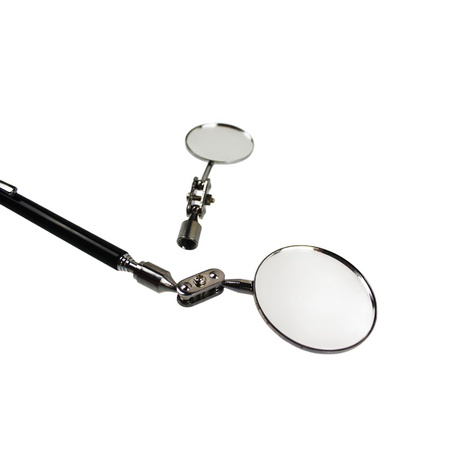 Zestaw 2 lusterek inspekcyjnych teleskopowych z magnesem 39 mm i 51 mm PRAXER
