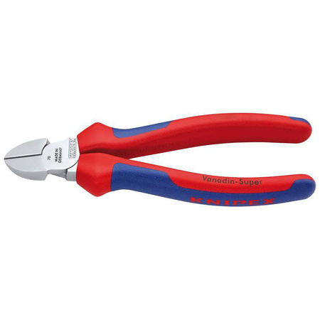 Szczypce tnące boczne z rękojeściami wielokomponentowymi 160 mm KNIPEX 
70 05 160