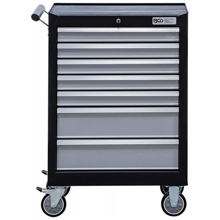 Wózek warsztatowy 7 szuflad ze 129 narzędziami, BGS 6065