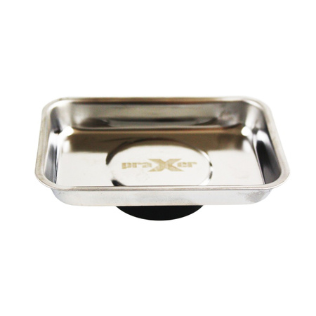 Miska magnetyczne warsztatowa prostokątna stal nierdzewna 93x64x13,4 mm PRAXER