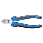 Szczypce tnące boczne chromowane 160 mm, model szwedzki, rękojeści 2K, Gedore 8314-160 JC, 6743380
