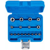 Zestaw bitów i kluczy nasadowych profil E / Torx 17 szt., BGS 5023