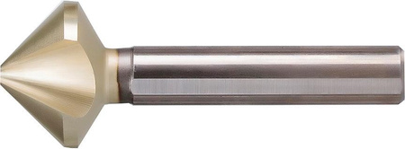 Pogłębiacz stożkowy z nierównomierną podziałką HSS ZrN 90° 6mm 3-płaszczyznowy BECK