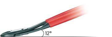 Szczypce tnące boczne o zwiększonym przełożeniu z rękojeściami powlekanymi tworzywem sztucznym 200 mm KNIPEX 
74 21 200