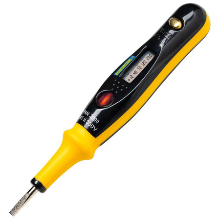 Próbnik napięcia z wyświetlaczem LCD 1-biegunowy 12–230 V AC, 12–36 V DC PAN 2000 PANCONTROL