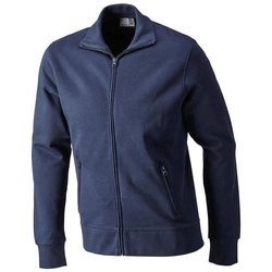 Bluza na suwak bawełniana robocza M granatowa