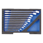 Zestaw 12 kluczy płasko-oczkowych GEDORE w module CT do L-BOXX 136, 8–19 mm, Gedore 1100 CT1-7, 2835908