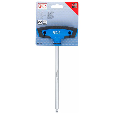 Uchwyt T 6,3 mm (1/4") 230 mm, BGS 7800