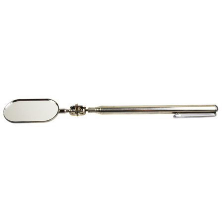 Lusterko inspekcyjne teleskopowe prostokątne owalne 25x49 mm, uchwyt 545 mm PRAXER