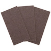Ślizgacze filcowe arkusze brązowe 100 x 200 mm 3 szt., BGS Diy 80713