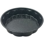 Forma, okrągłą, metalowa, z powłoką nieprzywieralną, czarna, średnica 27,5 cm, Klausberg, KB-7838