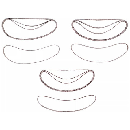 Zestaw taśm szlifierskich do BGS 8853 10 mm x 330 mm K 60-80-120 1, 2 szt., BGS 8853-1