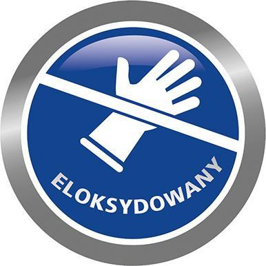 Drabina aluminiowa 1-stronna wolnostojąca 4 stopni 1,62m HYMER