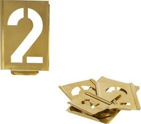 Szablon do znakowania 0-9 wysokosc czcionki 50mm TURNUS