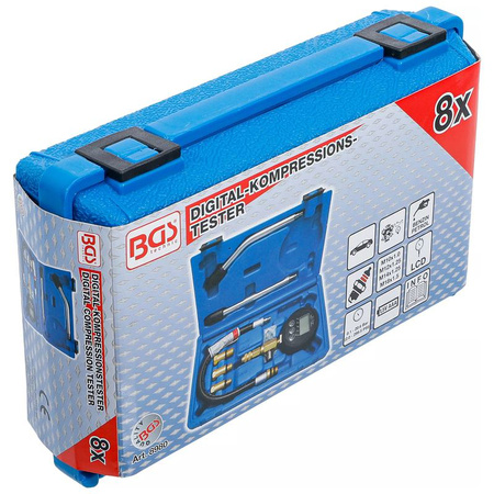Cyfrowy tester ciśnienia sprężania do silników benzynowych, BGS 8980