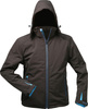 Kurtka typu softshell z kapturem M czarna Elysee