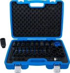 Zestaw nasadek udarowych sześciokątnych 12,5 mm (1/2") 9 - 30 mm 40 szt., BGS 7280