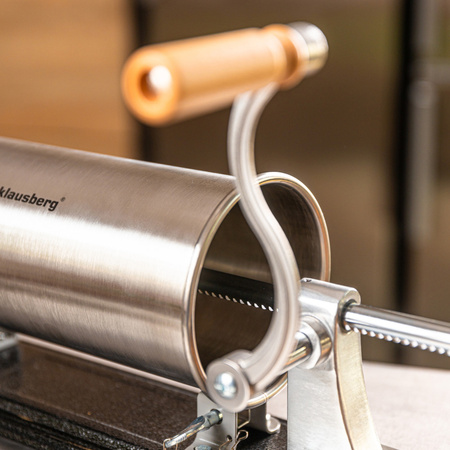 Nadziewarka do kiełbas, pojemność 5kg, pozioma, stal nierdzewna, Klausberg, KB-7929