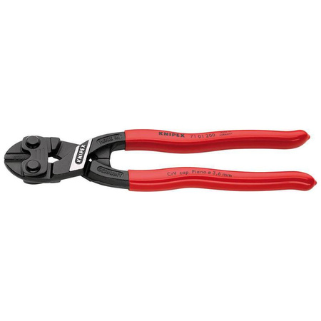 CoBolt® kompaktowe szczypce tnące do sworzni, drutów z rękojeściami powlekanymi tworzywem sztucznym 200 mm KNIPEX 71 01 200