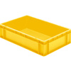 Skrzynka transportowa 600 x 400 x 145 mm żółta TK 600/145-0 LA-KA-PE
