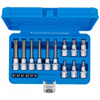 Zestaw nasadek z bitem 6,3 mm (1/4") / 12,5 mm (1/2") profil T (do Torx) 18 szt., BGS 5173