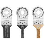 Zestaw 3 akcesoriów Combo Starlock Mini Cut, cięcie wgłębne + pilnik, do ciasnych miejsc, FEIN