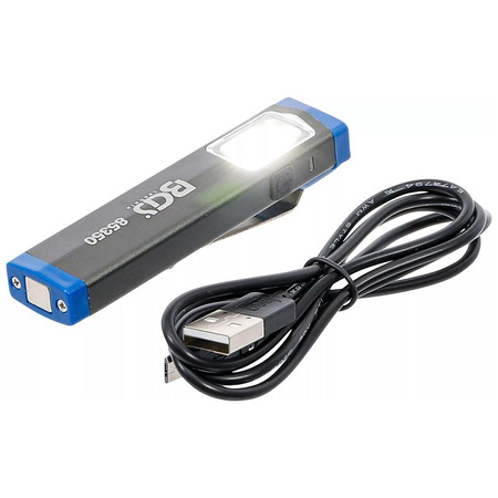 Aluminiowa mini lampa ręczna COB-LED, BGS 85350