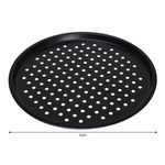 Forma, blacha do pizzy, czarna Ø33cm Klausberg