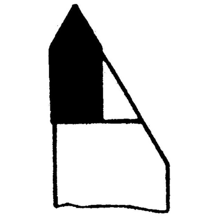 Nóż tokarski węglikowy do toczenia, prawy, 16 x 16 x 125 mm, P25/30 WILKE