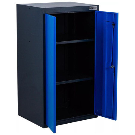 Szafka warsztatowa stojąca, 2 drzwiczki, 2 półki, BGS 80204