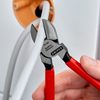 Szczypce tnące boczne z rękojeściami powlekanymi tworzywem sztucznym 160 mm KNIPEX 70 01 160