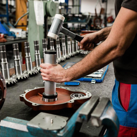 Młotek bezodrzutowy z miękkim bijakiem Ø 50 mm, Gedore 248 ST-50, 8829250