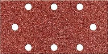 Papier ścierny na rzep 93x230mm K 80 10szt FORTIS