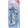 Zestaw kluczy imbusowych Torx T10-T50 9 szt., BGS 74458