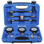 Zestaw testerów ciśnienia sprężania i paliwa do motocykli 11 szt., BGS 74355