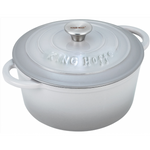 Garnek z pokrywą żeliwo Ø24cm 4l szary KINGHoff