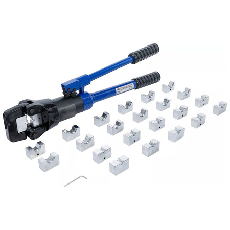 Zestaw szczypiec do zaciskania hydrauliczne 16-400 mm², BGS 9573