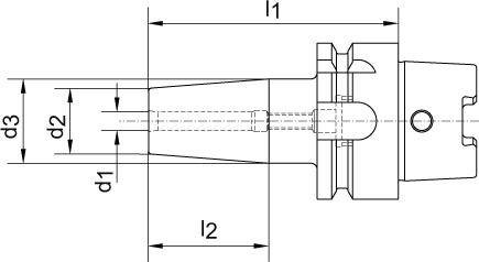 Uchwyt termokurczliwy DIN69863A, 12,0x90mm HAIMER