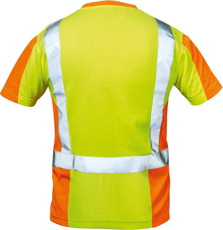 Koszulka ostrzegawcza Utrecht rozmiar 2XL żółto-pomarańczowy