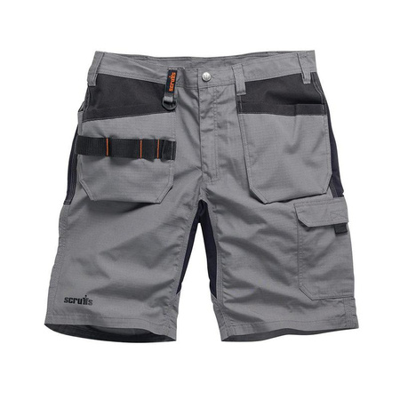 Szorty robocze z kieszeniami kaburowymi Trade Flex, grafitowe, Rozmiar 46, Scruffs T54652