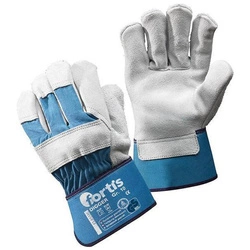 Rękawice ochronne z dwoiny bydlęcej 12 par r.8 FORTIS