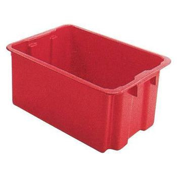 Pojemn. obrot. do uklad. w stosy 60 l, 650x450x280 mm, zielony