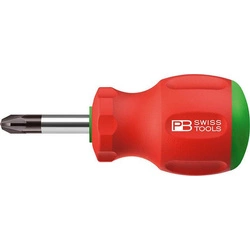 Wkrętak krzyżakowy Stubby PZ2 x 35 mm SwissGrip PB Swiss Tools 8194