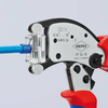 Szczypce samonastawne Twistor16 do zgniatania tulejek kablowych z głowicą obrotową 0,14-16 mm² KNIPEX 97 53 18