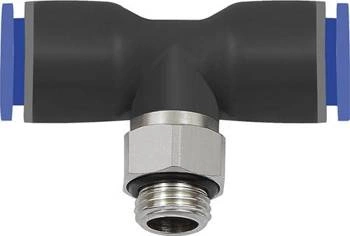 Złącze wtykowe trójnik szybkozłączka 1/4 węża 8mm