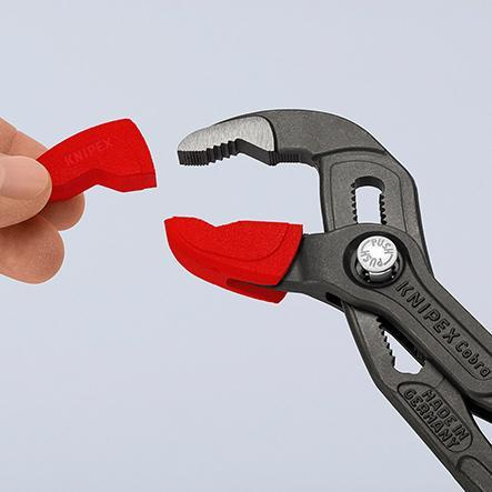 Zestaw szczęk z tworzywa sztucznego do szczypiec nastawnych Cobra® 180 mm (3 pary) KNIPEX 87 09 180 V01